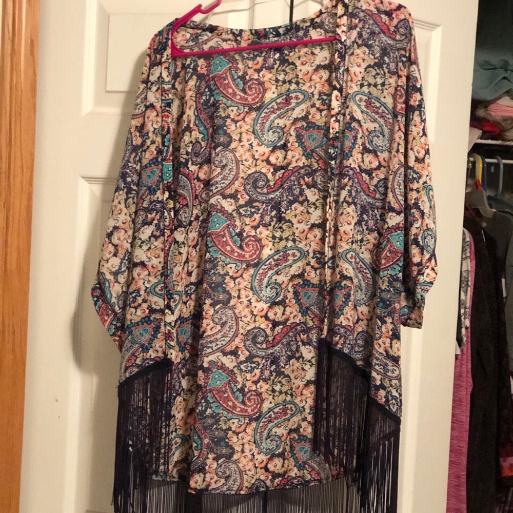 Floral cardigan